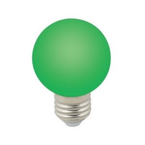 Изображение товара Лампочка светодиодная Volpe LED-G60-3W/GREEN/E27/FR/С