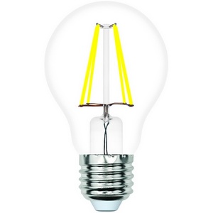 Изображение товара Лампочка светодиодная филаментная Volpe LED-A60-SLF LED-A60-5W/3000K/E27/CL/SLF