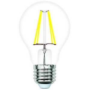 Изображение товара Лампочка светодиодная филаментная Volpe LED-A60-SLF LED-A60-6W/4000K/E27/CL/SLF