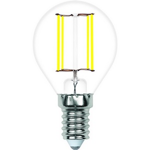 Изображение товара Лампочка светодиодная филаментная Volpe LED-G45-SLF LED-G45-4W/4000K/E14/CL/SLF
