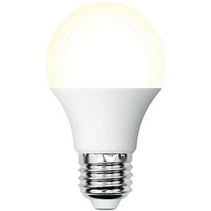 Изображение товара Лампа светодиодная, матовая, теплый белый свет 3000K Volpe Optima LED-A60-10W/3000K/E27/FR/SLS