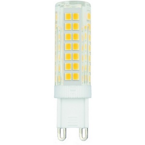 Изображение товара Лампа светодиодная, прозрачная, теплый белый свет 3000K Volpe Optima LED-JCD-7W/3000K/G9/CL/SLS