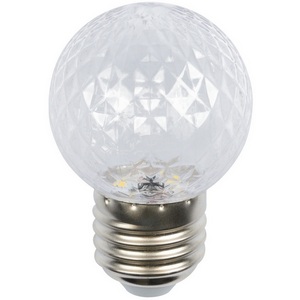 Изображение товара Лампа декоративная светодиодная, форма "Ананас", прозрачная, дневной свет 6000K Volpe Bicolor LED-D45-1W/6000K/E27/CL/С PINEAPPLE