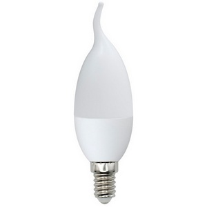 Изображение товара Лампа светодиодная, матовая, дневной белый свет 6500K Volpe Norma LED-CW37-7W/6500K/E14/FR/NR