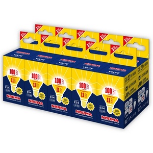 Изображение товара Лампа светодиодная, форма "шар", матовая, теплый белый свет 3000K Volpe Norma LED-G45-11W/WW/E14/FR/NR Набор из 10штук