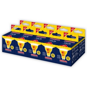 Изображение товара Лампа светодиодная, форма "JCDR", матовая, теплый белый свет 3000K Volpe Norma LED-JCDR-10W/WW/GU10/NR Набор из 10штук