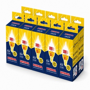 Изображение товара Лампочка светодиодная E14 11Вт Volpe NORMA LED-CW37-11W/WW/E14/FR/NR SET10