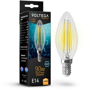 Изображение товара Лампочка светодиодная 9W Graphene Voltega Candle 7134