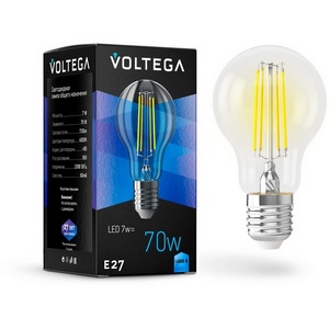 Изображение товара Лампочка светодиодная General purpose E27 7W Voltega bulb 7141