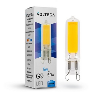 Изображение товара Светодиодная лампа Voltega Simple 7182 Capsule 5W 4000K G9