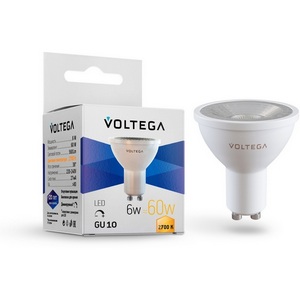 Изображение товара Светодиодная лампа Simple MR16 6W 2700K 38 GU10 DIM Voltega Sofit dim GU10 Lens 7250