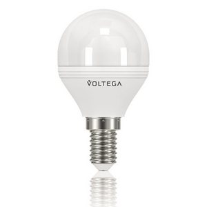 Изображение товара Лампочка светодиодная груша E14 6W 4000K 470lm Voltega Simple 4701