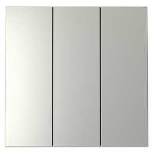 Изображение товара Клавиши для выключателя/переключателя трехклавишного Voltum S70 VLS000505 (сталь)