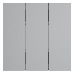 Изображение товара Клавиши для выключателя/переключателя трехклавишного (серый) Voltum S70 VLS000516