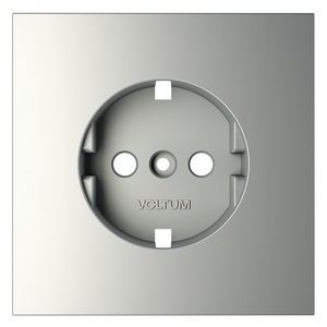 Изображение товара Накладка для розетки с заземлением Voltum S70 VLS000608 (сталь)