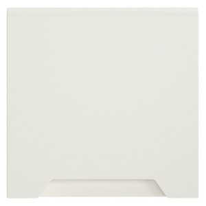 Изображение товара Накладка для розетки с заземлением защитными шторками и крышкой (хлопок) Voltum S70 VLS000813