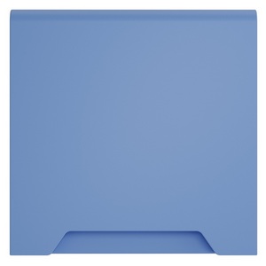 Изображение товара Накладка для розетки с заземлением защитными шторками и крышкой (деним) Voltum S70 VLS000815