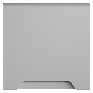 Изображение товара Накладка для розетки с заземлением защитными шторками и крышкой (серый) Voltum S70 VLS000816