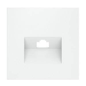 Изображение товара Накладка для розетки компьютерной RJ45 Voltum S70 VLS001302 (белый матовый)