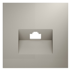 Изображение товара Накладка для розетки компьютерной RJ45 Voltum S70 VLS001401 (кашемир)