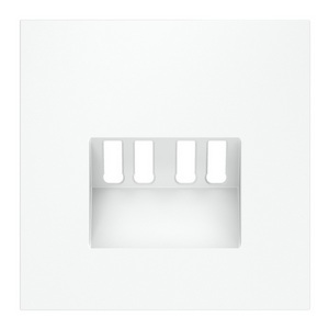 Изображение товара Накладка для розетки акустической 4-местной Voltum S70 VLS001502 (белый матовый)