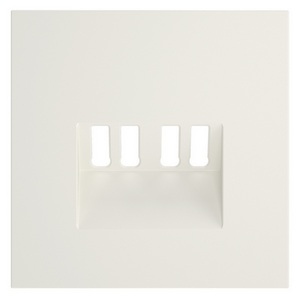 Изображение товара Накладка для розетки акустической 4-местной (хлопок) Voltum S70 VLS001513