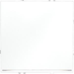 Изображение товара Проходной переключатель одноклавишный встраиваемый с подсветкой (белый матовый) IP30 Voltum S70 VLS010402