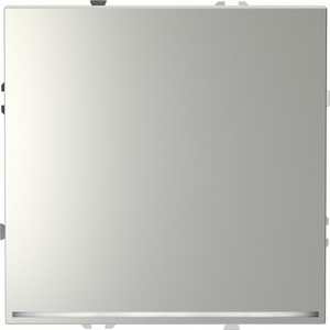 Изображение товара Проходной переключатель одноклавишный встраиваемый с подсветкой (сталь) IP30 Voltum S70 VLS010405