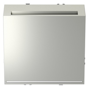 Изображение товара Выключатель встраиваемый карточный 16А (сталь) Voltum S70 VLS010705