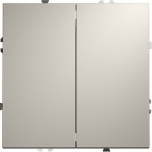 Изображение товара Выключатель встраиваемый двухклавишный (кашемир) IP30 Voltum S70 VLS020103