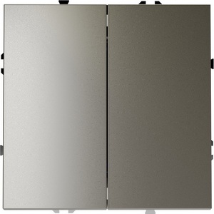 Изображение товара Выключатель встраиваемый двухклавишный (шелк) IP30 Voltum S70 VLS020104