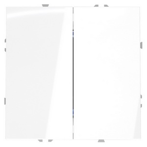 Изображение товара Перекрестный переключатель встраиваемый IP30 Voltum S70 VLS020501 двухклавишный 10А, (белый глянцевый)