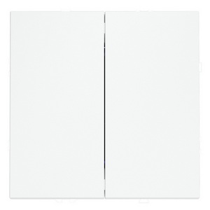 Изображение товара Перекрестный переключатель встраиваемый двухклавишный 10А, (белый матовый) Voltum S70 VLS020502