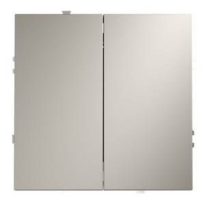 Изображение товара Переключатель встраиваемый двухклавишный Voltum S70 VLS020503