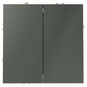 Изображение товара Перекрестный переключатель встраиваемый IP30 Voltum S70 VLS020506 двухклавишный 10А, (титан)