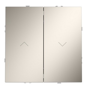 Изображение товара Выключатель встраиваемый Voltum S70 для жалюзи 10А, (кашемир)