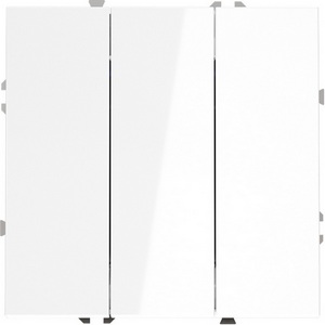 Изображение товара Выключатель встраиваемый трехклавишный (белый глянцевый) IP30 Voltum S70 VLS030101