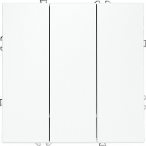 Изображение товара Выключатель встраиваемый трехклавишный (белый матовый) IP30 Voltum S70 VLS030102