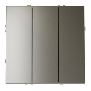 Изображение товара Выключатель встраиваемый трехклавишный (шелк) IP30 Voltum S70 VLS030104