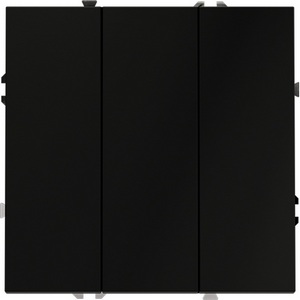 Изображение товара Выключатель встраиваемый трехклавишный (черный матовый) IP30 Voltum S70 VLS030108