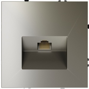 Изображение товара Розетка встраиваемая Ethernet RJ-45 (шелк) IP30 Voltum S70 VLS060104