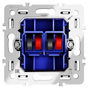 Изображение товара Механизм розетки акустической 4-местной Voltum S70 VLS0603M