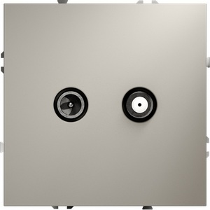 Изображение товара Розетка встраиваемая телевизионнная оконечная TV+SAT (кашемир) IP30 Voltum S70 VLS060403