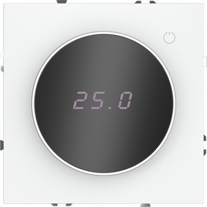 Изображение товара Терморегулятор электронный VOLTUM S70 VLS070102 с индикацией и датчиком для теплого пола, (белый матовый)