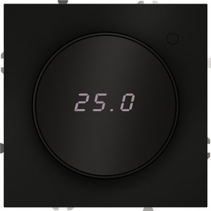 Изображение товара Терморегулятор электронный VOLTUM S70 VLS070108 с индикацией и датчиком для теплого пола, (черный матовый)