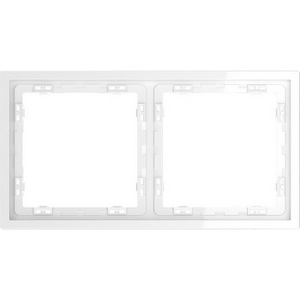 Изображение товара Рамка на 2 поста (белый глянцевый) IP30 Voltum S70 VLS100201