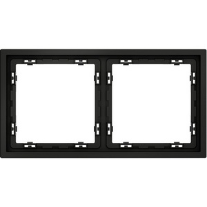 Изображение товара Рамка на 2 поста (черный матовый) Voltum S70 VLS100208