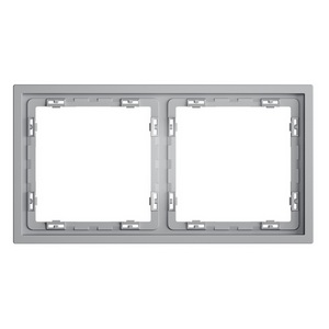 Изображение товара Рамка пластиковая на 2 поста (серый) Voltum S70 VLS100216