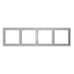 Изображение товара Рамка пластиковая на 4 поста (серый) Voltum S70 VLS100416