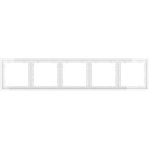 Изображение товара Рамка на 5 постов (белый глянцевый) IP30 Voltum S70 VLS100501